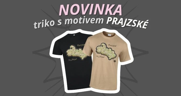 Triko s motivem Prajzské